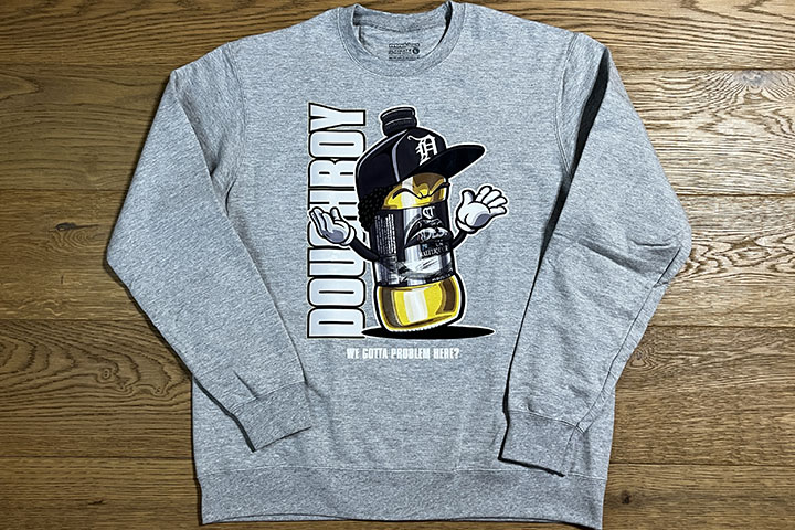 RETRO KINGS 8.5oz crewneck sweat (dough) / gray
