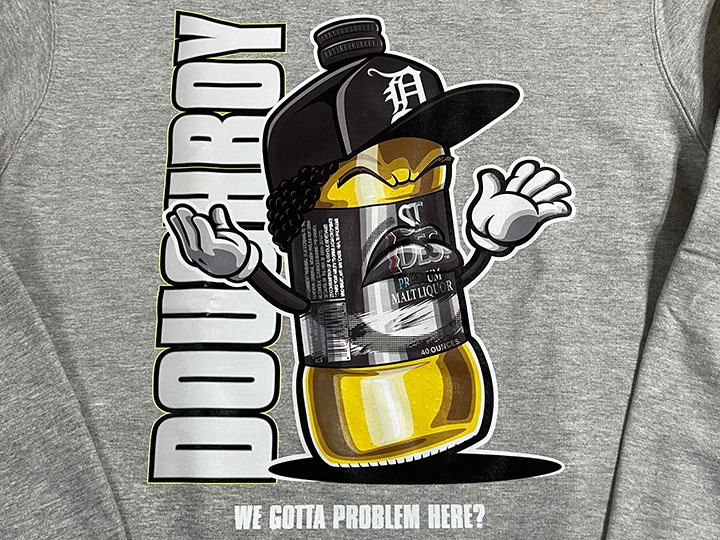 RETRO KINGS 8.5oz crewneck sweat (dough) / gray