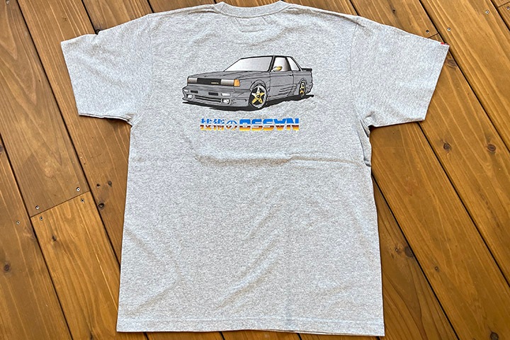 OSSANTHEHOOD 7.2oz heavyweight Tshirt (technic) / gray