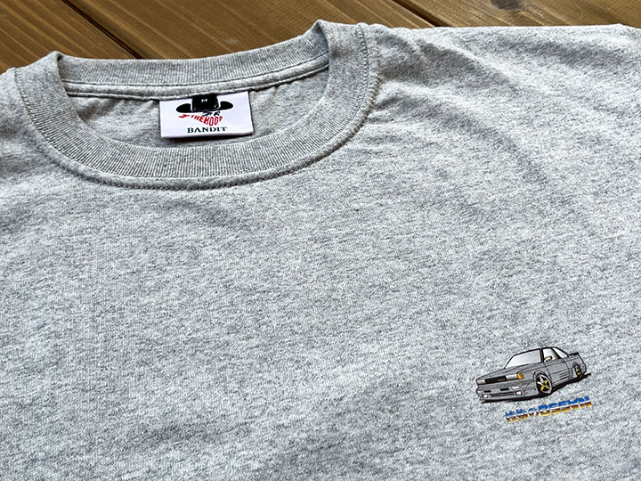 OSSANTHEHOOD 7.2oz heavyweight Tshirt (technic) / gray