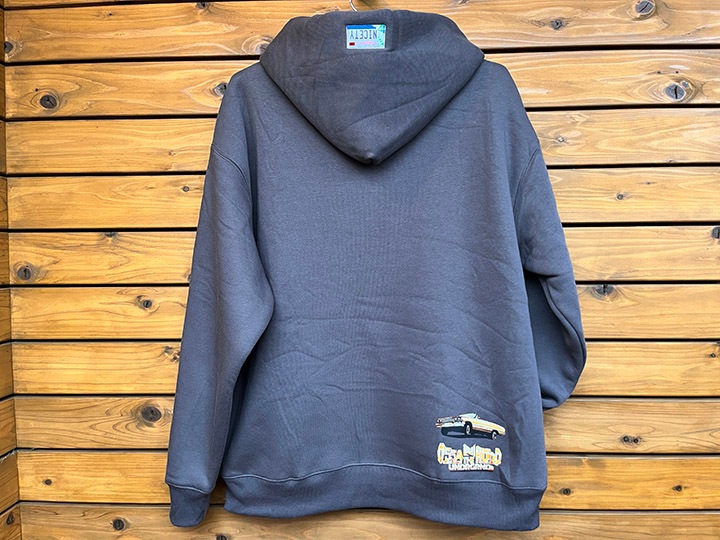 OSSANTHEHOOD 13oz pile lined hoodie (�������Υ��塼��) / stone gray