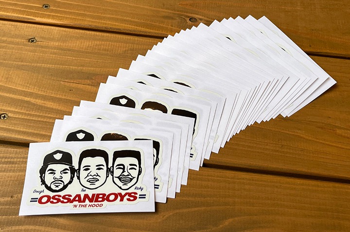 OSSANTHEHOOD vinyl sticker (ossanboys) 