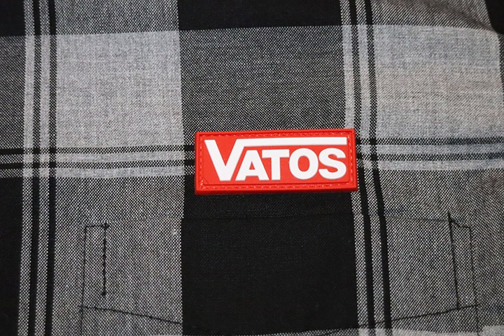OSSANTHEHOOD check button shirt (vatos) / heather