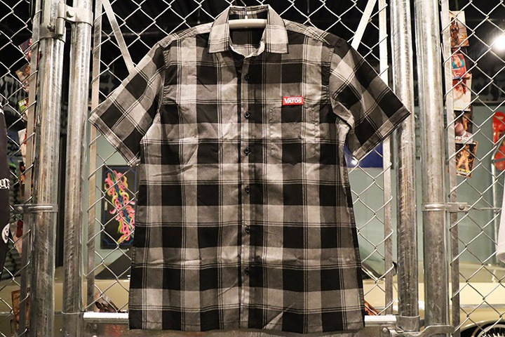 OSSANTHEHOOD check button shirt (vatos) / heather