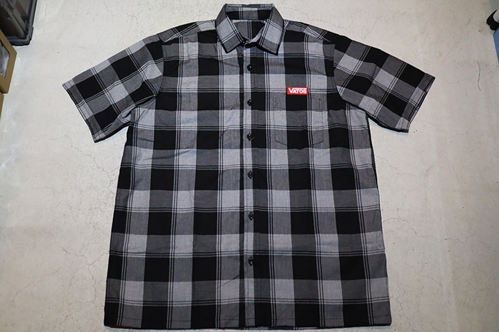 OSSANTHEHOOD check button shirt (vatos) / heather