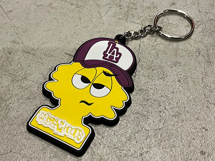 OSSANTHEHOOD pvc keychain (imbig) / yellow