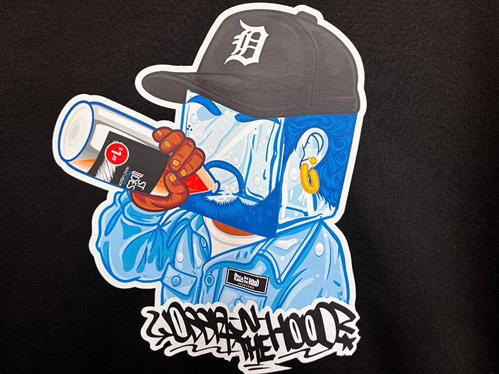 OSSANTHEHOOD 13oz pile lined hoodie (�������Υ��塼��) / black