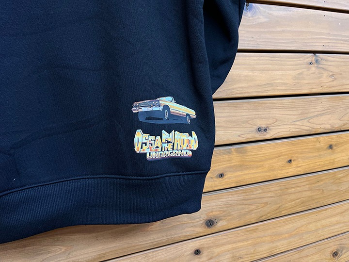 OSSANTHEHOOD 13oz pile lined hoodie (�������Υ��塼��) / black