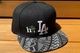 hi LA snapback cap / black x tribal