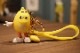 M & M pvc keychain / yellow