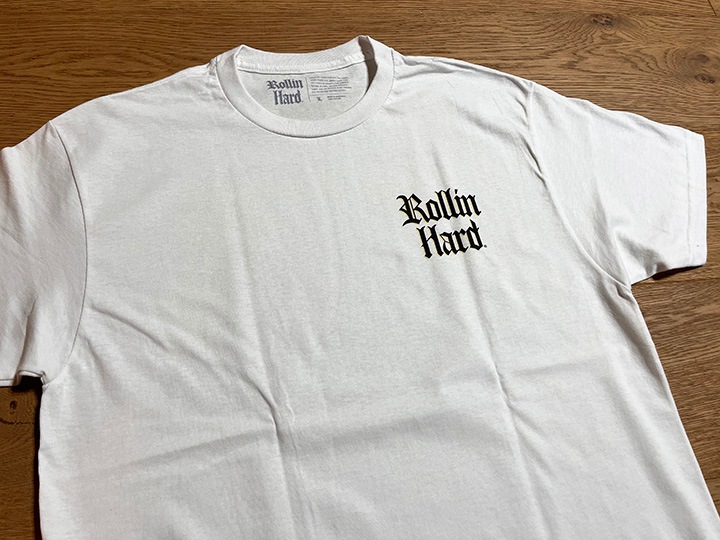 ROLLIN HARD Tshirt (laidback) / white