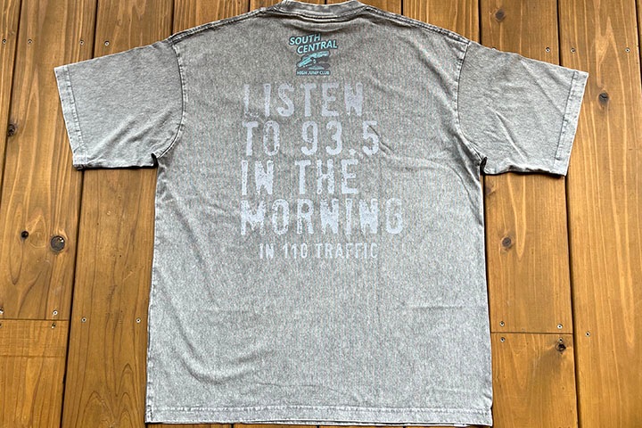 OSSANTHEHOOD 8.2oz garment dye Tshirt (high-2) / light gray