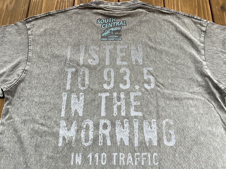 OSSANTHEHOOD 8.2oz garment dye Tshirt (high-2) / light gray