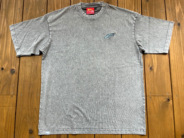 OSSANTHEHOOD 8.2oz garment dye Tshirt (high-2) / light gray