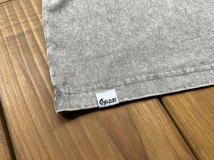 OSSANTHEHOOD 8.2oz garment dye Tshirt (high-2) / light gray