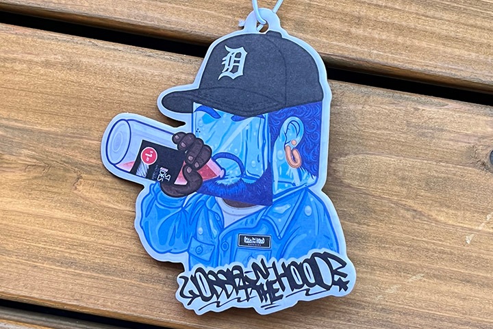 OSSANTHEHOOD air freshener & sticker set (�������Υ��塼��)