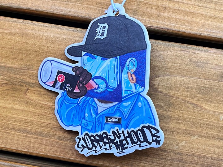 OSSANTHEHOOD air freshener & sticker set (�������Υ��塼��)