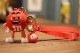 M & M pvc keychain / red