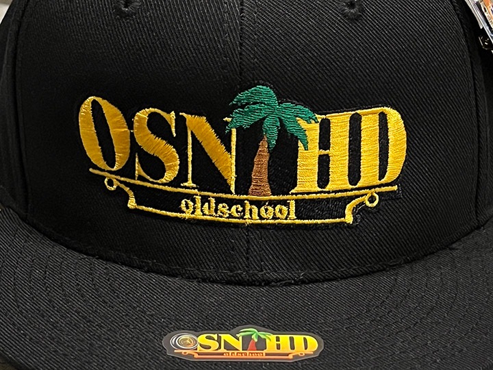 OSSANTHEHOOD snapback cap (plaque) / black