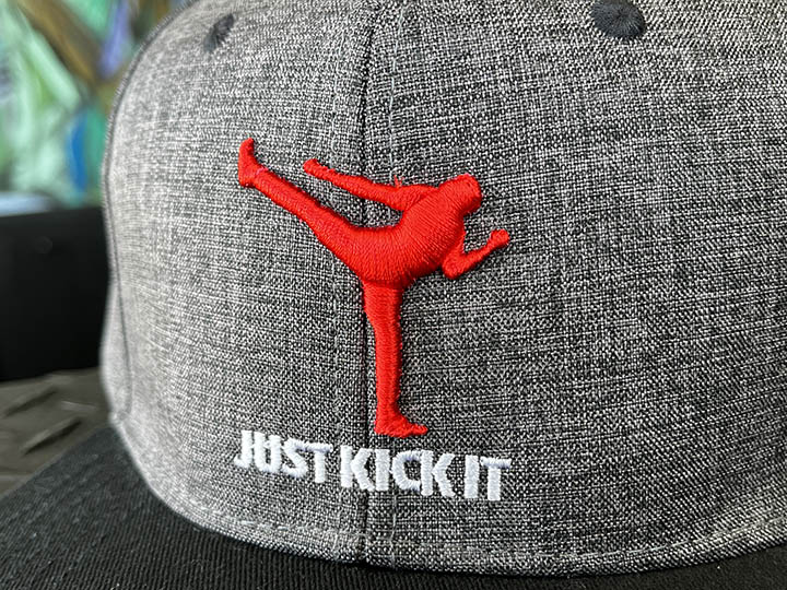 OSSANTHEHOOD snapback cap (kickit) / charcol