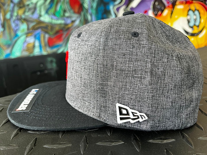 OSSANTHEHOOD snapback cap (kickit) / charcol