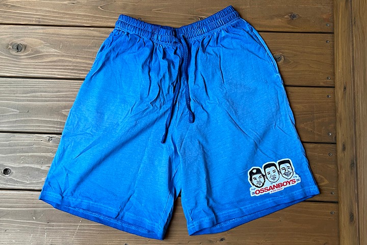 OSSANTHEHOOD cotton shorts (ossanboys) / skyblue washed 
