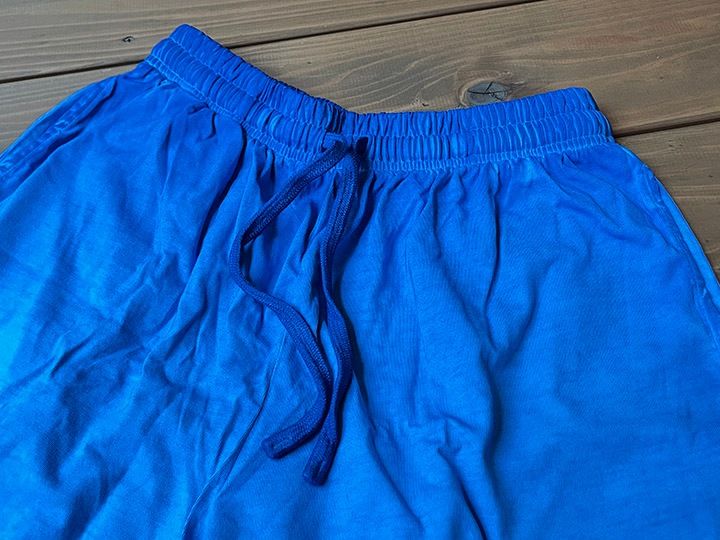 OSSANTHEHOOD cotton shorts (ossanboys) / skyblue washed 