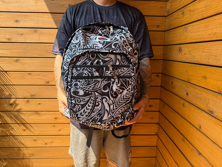 Hawaiian tribal backpack / large