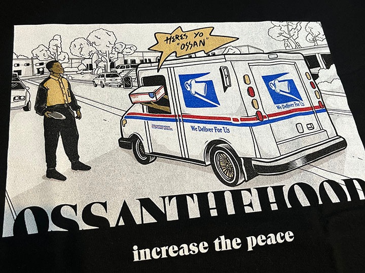 OSSANTHEHOOD Tshirt (here_yo) / black