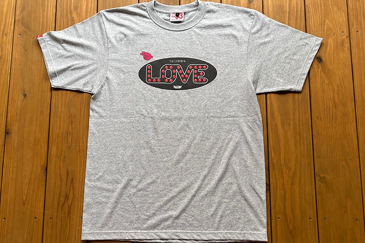 OSSANTHEHOOD 7.2oz heavyweight Tshirt (cali_love) / gray