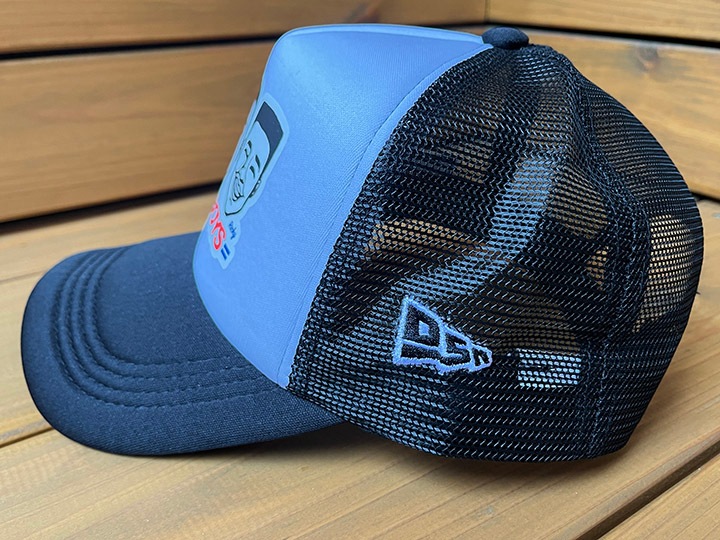 OSSANTHEHOOD mesh tracker cap (ossanboys) / white & black