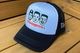 OSSANTHEHOOD mesh tracker cap (ossanboys) / white & black