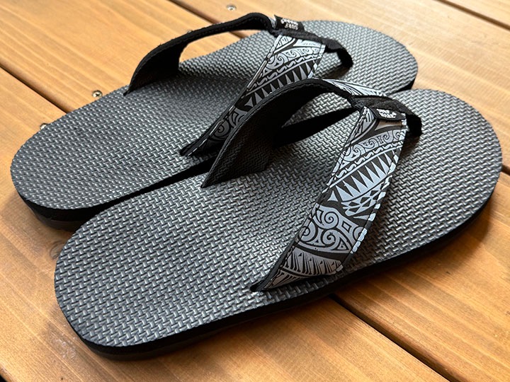 Hawaiian Tribal beach slide 