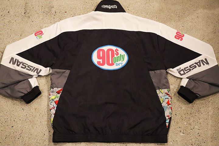 OSSANTHEHOOD shaka-shaka nylon set up / black & gray