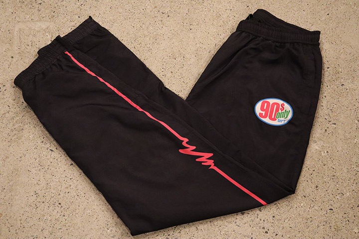 OSSANTHEHOOD shaka-shaka nylon set up / black & gray