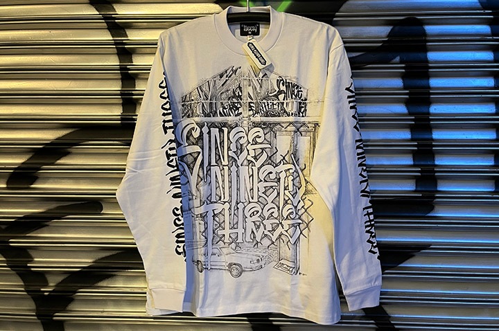 "SINCE NINETY THREE" longsleeve Tshirt / white