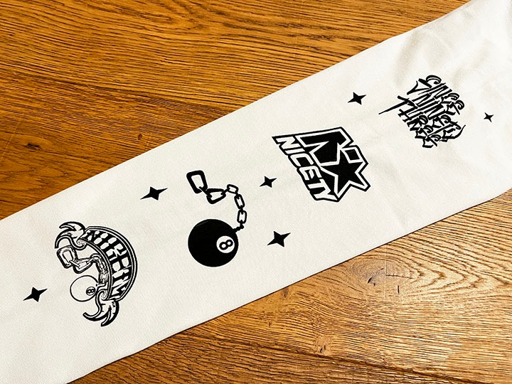 "SINCE NINETY THREE" 10.2oz. ultra heavyweight LS Tshirt / white