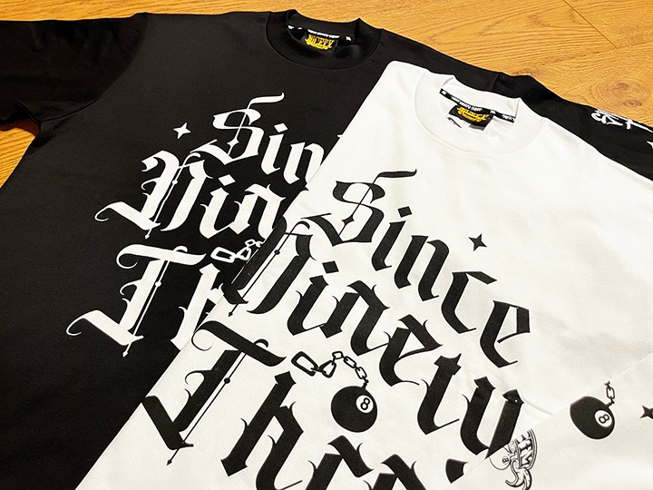 "SINCE NINETY THREE" 10.2oz. ultra heavyweight LS Tshirt / white