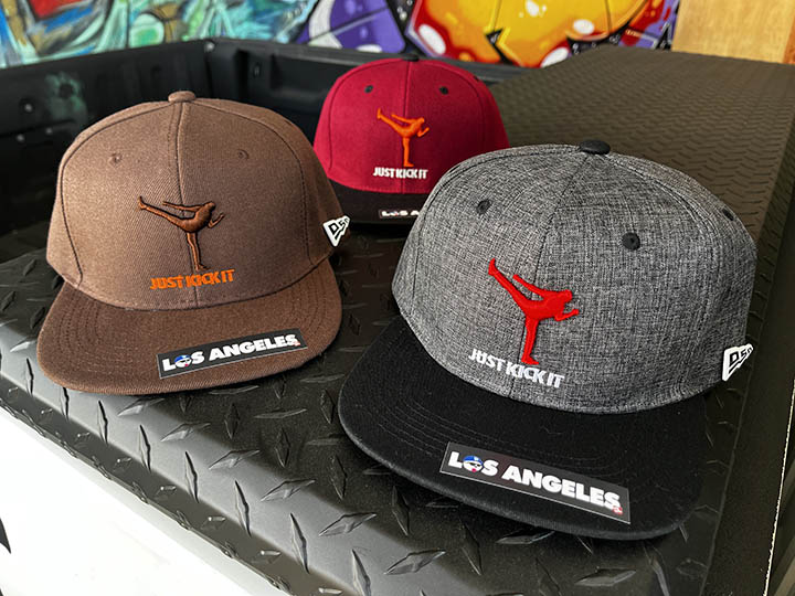 OSSANTHEHOOD snapback cap (kickit) / brown