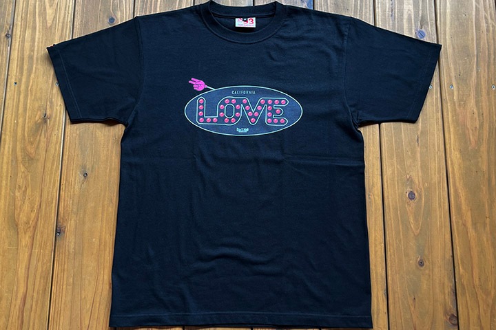 OSSANTHEHOOD 7.2oz heavyweight Tshirt (cali_love) / black