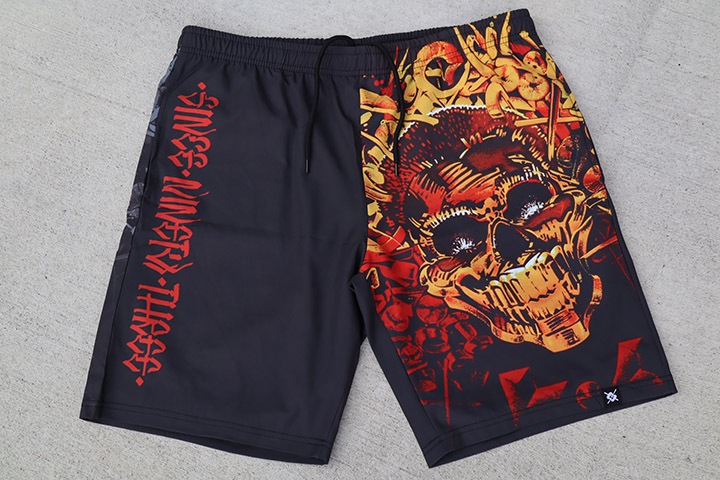 CHAZ BOJORQUEZ x NICETY "IN THE MIX" nylon sublimation shorts