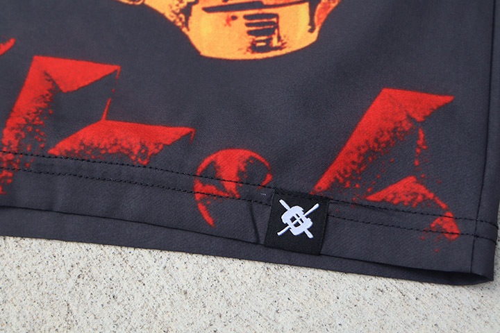 CHAZ BOJORQUEZ x NICETY "IN THE MIX" nylon sublimation shorts