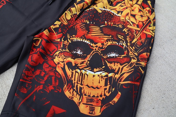 CHAZ BOJORQUEZ x NICETY "IN THE MIX" nylon sublimation shorts