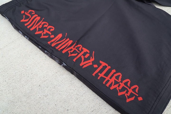 CHAZ BOJORQUEZ x NICETY "IN THE MIX" nylon sublimation shorts