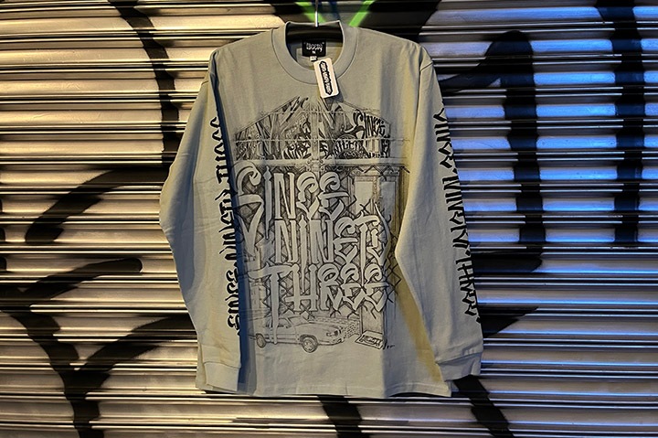 "SINCE NINETY THREE" longsleeve Tshirt / stone green