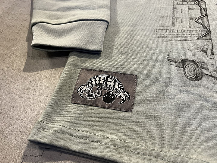 "SINCE NINETY THREE" longsleeve Tshirt / stone green