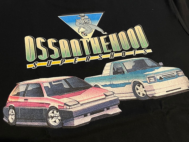 OSSANTHEHOOD Tshirt (supershots) / black