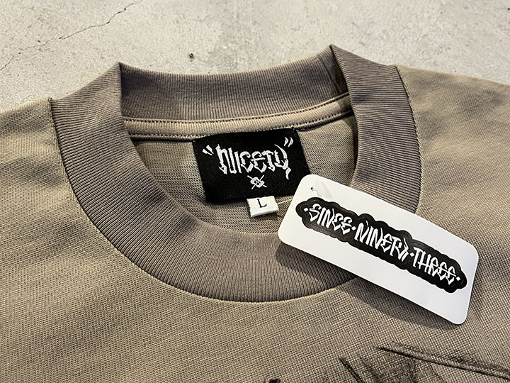 "SINCE NINETY THREE" longsleeve Tshirt / sand khaki
