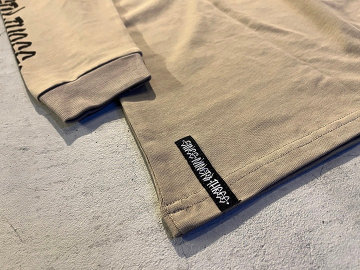 "SINCE NINETY THREE" longsleeve Tshirt / sand khaki