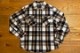 LA GATE check frannel shirt / br